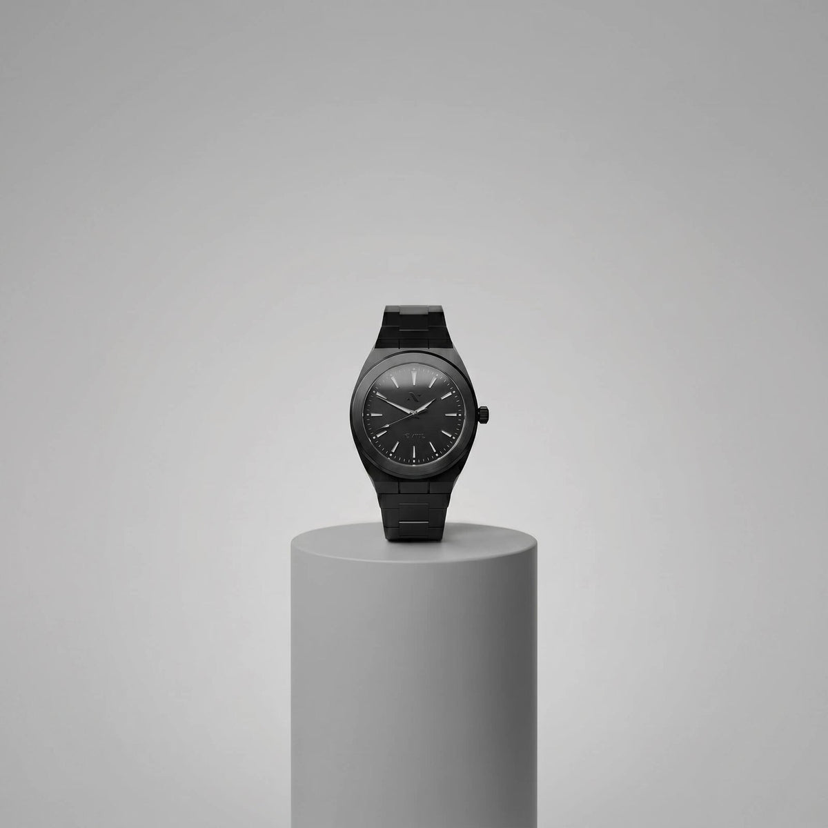 NCMPRBL Elevate Link Phantom Swiss Quartz 42mm Black Stainless Steel Watch