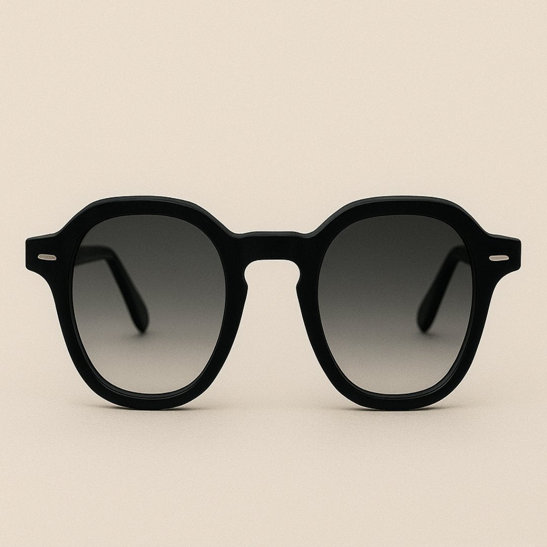 ncmprbl clarity collection haze large frame eyeglasses with brown tinted lenses