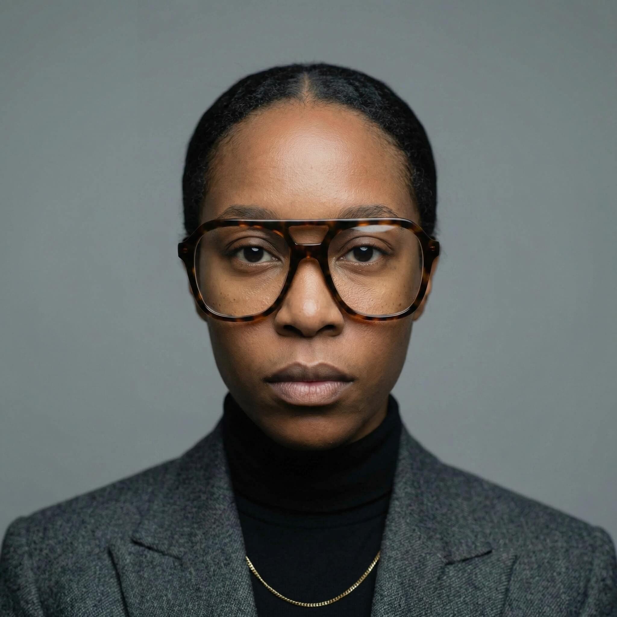 AXIS 02 Espresso Flat Top 53MM Eyeglasses - Espresso Marble