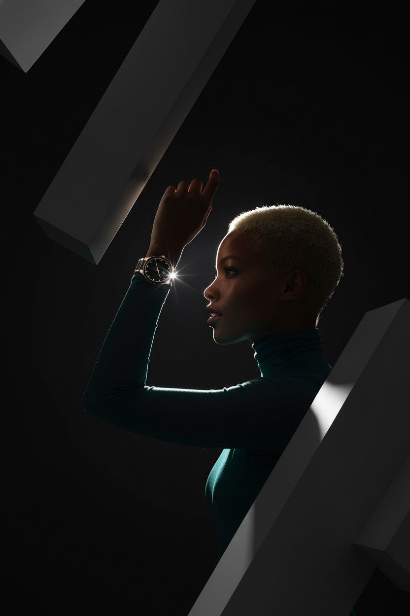 Petite Link Miracle Quartz Movement Ceramic Bracelet Watch, 34MM - NCMPRBL