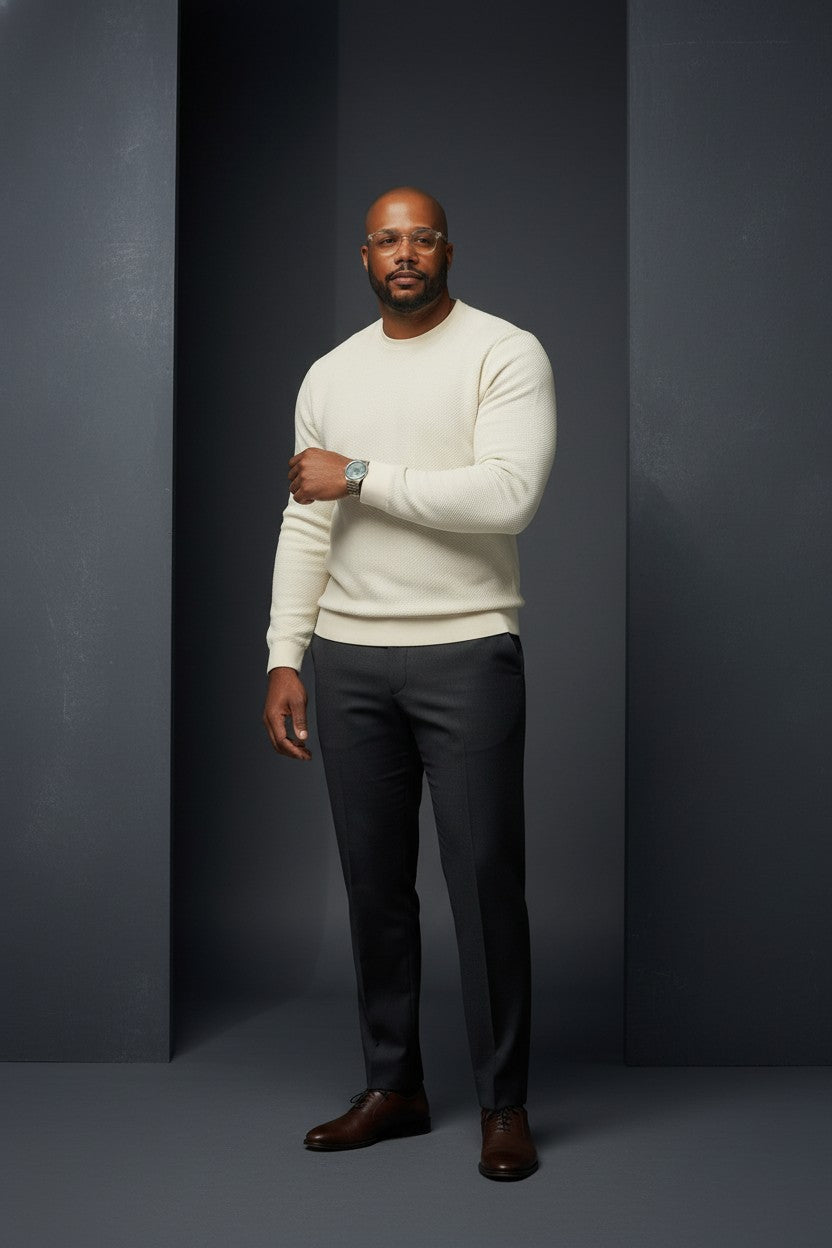 Elevate Link Denim Blue Swiss Movement Watch, 42MM