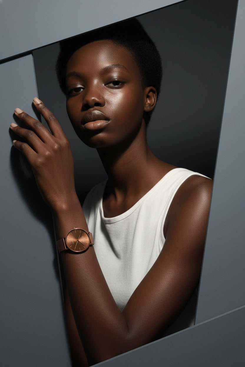 Advance Cocoa Quartz Movement, 36MM - NCMPRBL