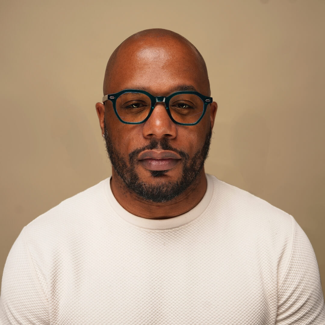 Manifest 46mm Geometric Eyeglasses - Deep Evergreen Teal