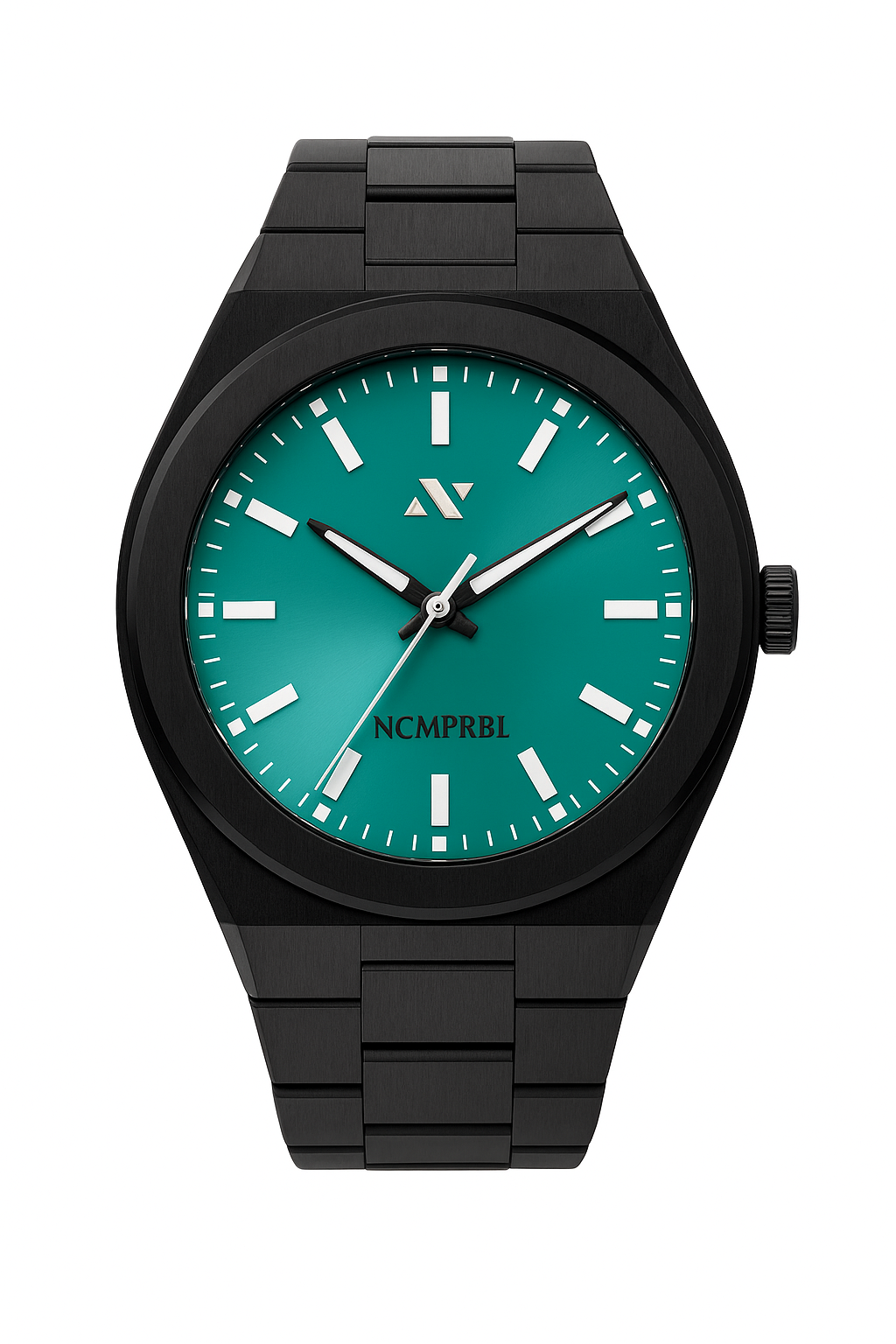 Elevate Link Maldives 42MM Unisex Watch In Black/Harbor Blue - NCMPRBL