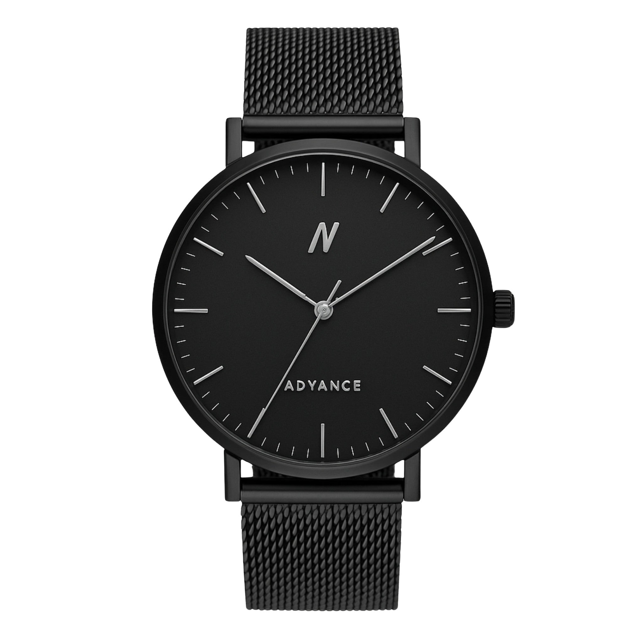 Advance Black Sands Quartz Movement Watch, 40MM