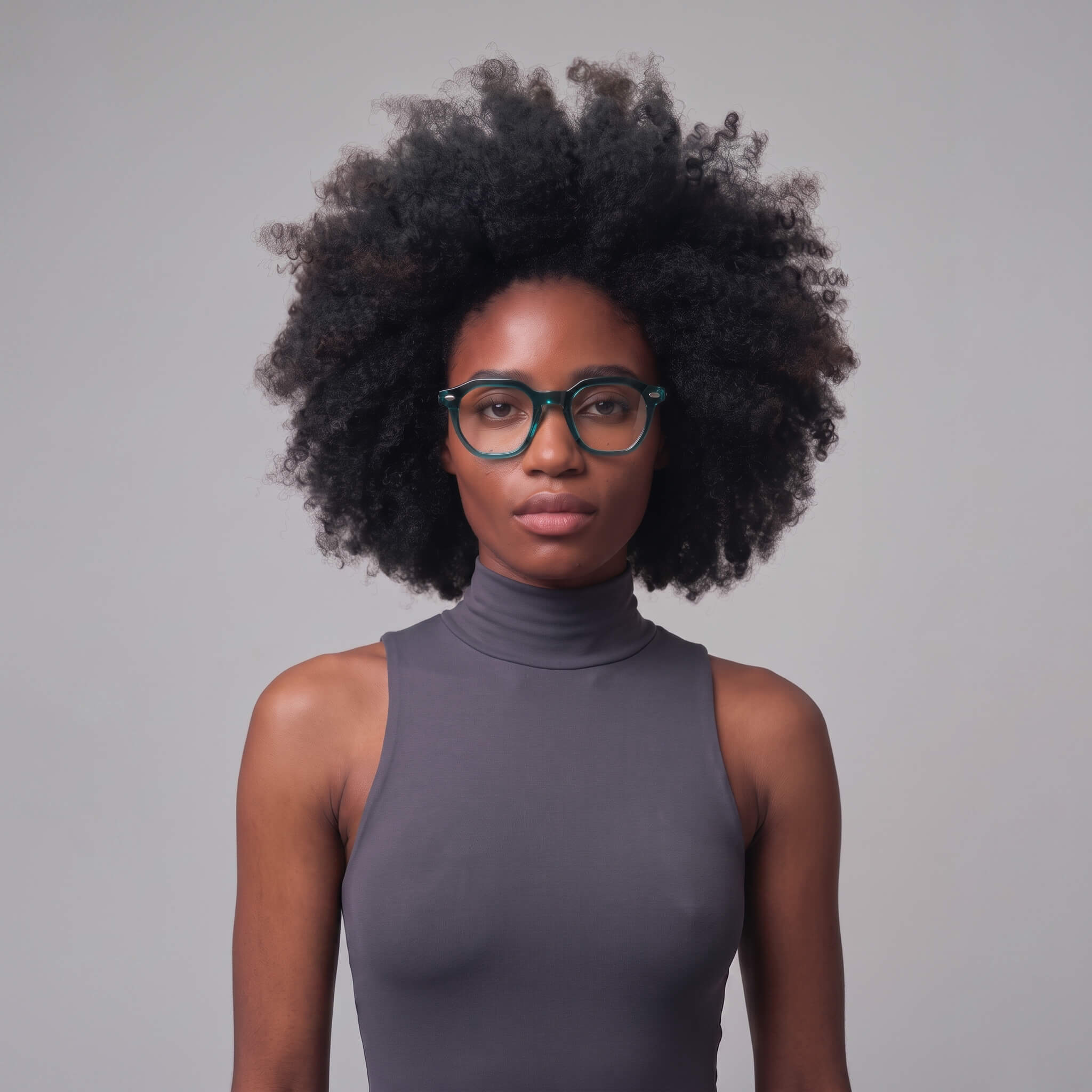 Manifest 46mm Geometric Eyeglasses - Deep Evergreen Teal