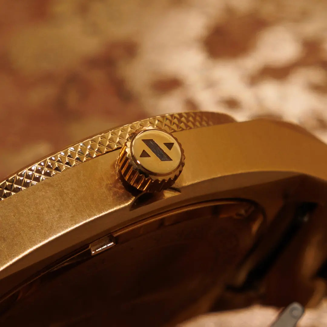 Elevate Link Mocha 42MM Mens Watch In Rose Gold/Brown - NCMPRBL