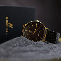 Thumbnail for Advance King 40MM Black and Gold Watch 