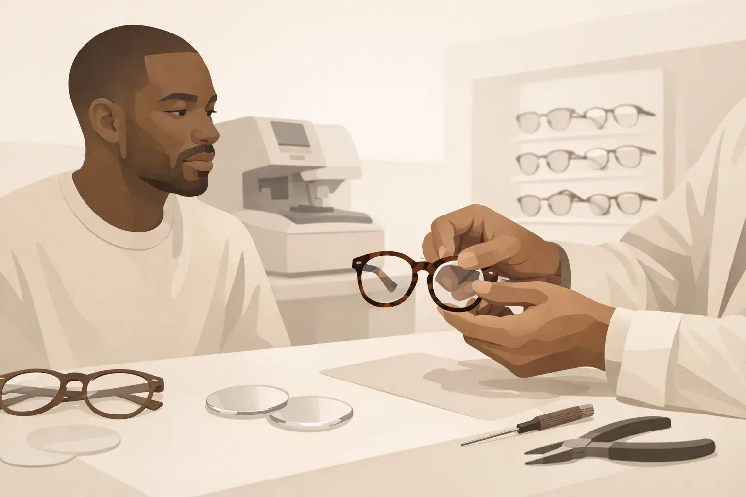 How to Get Prescription Lenses Put in Frames