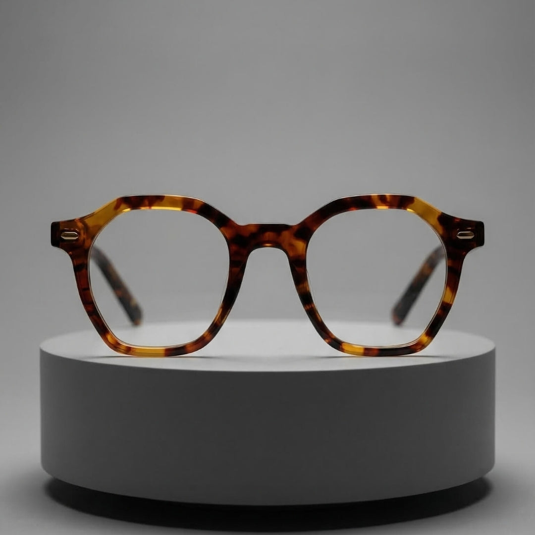 NCMPRBL Dusk 46mm Brown Tortoise Geometric Eyeglasses
