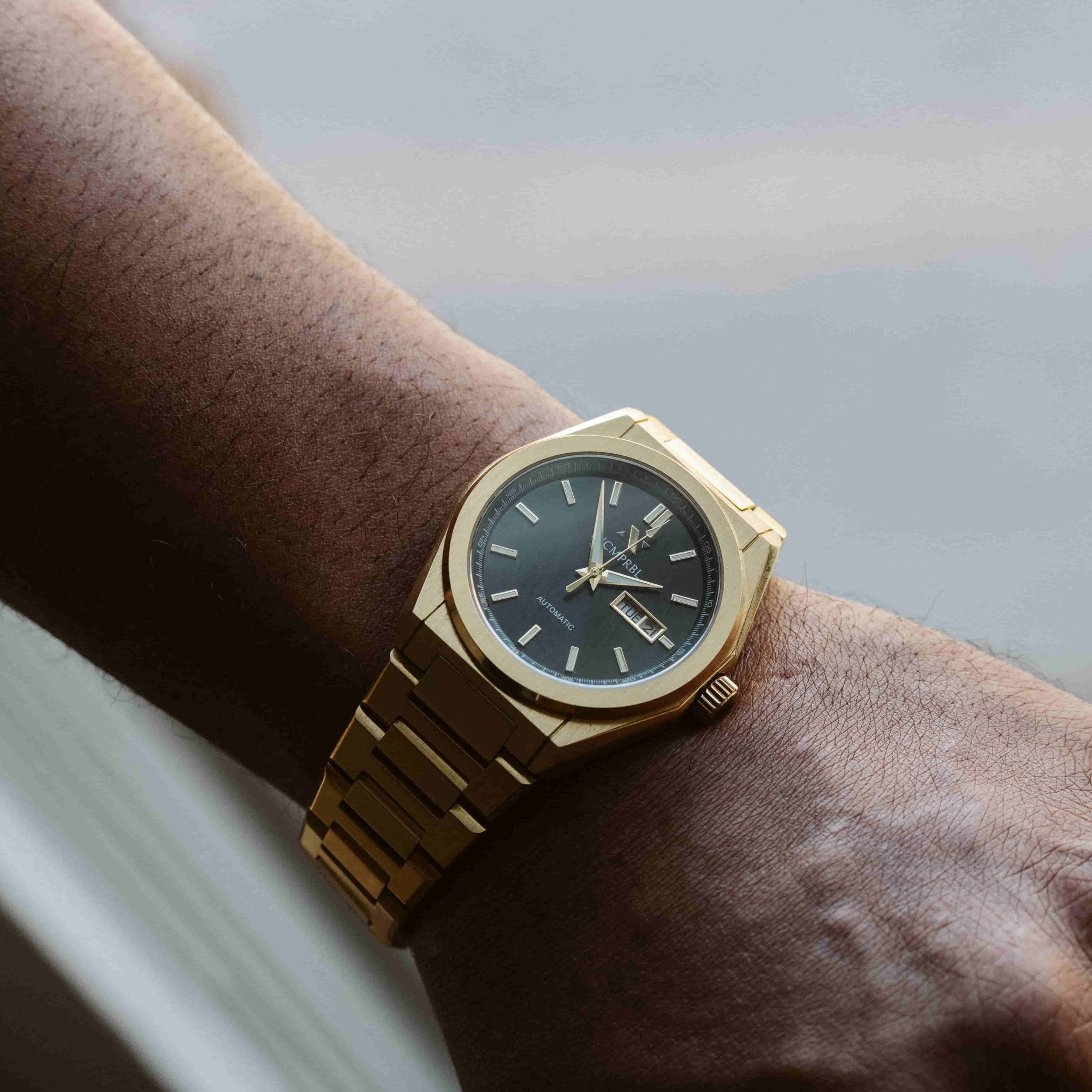 Ascend Sphinx 03 42MM Automatic Watch In Brushed Gold