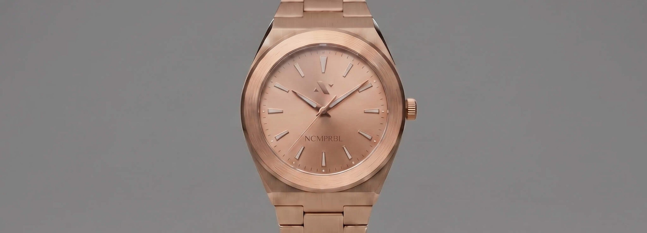Elevate Link Rosé Swiss Movement Watch, 42MM