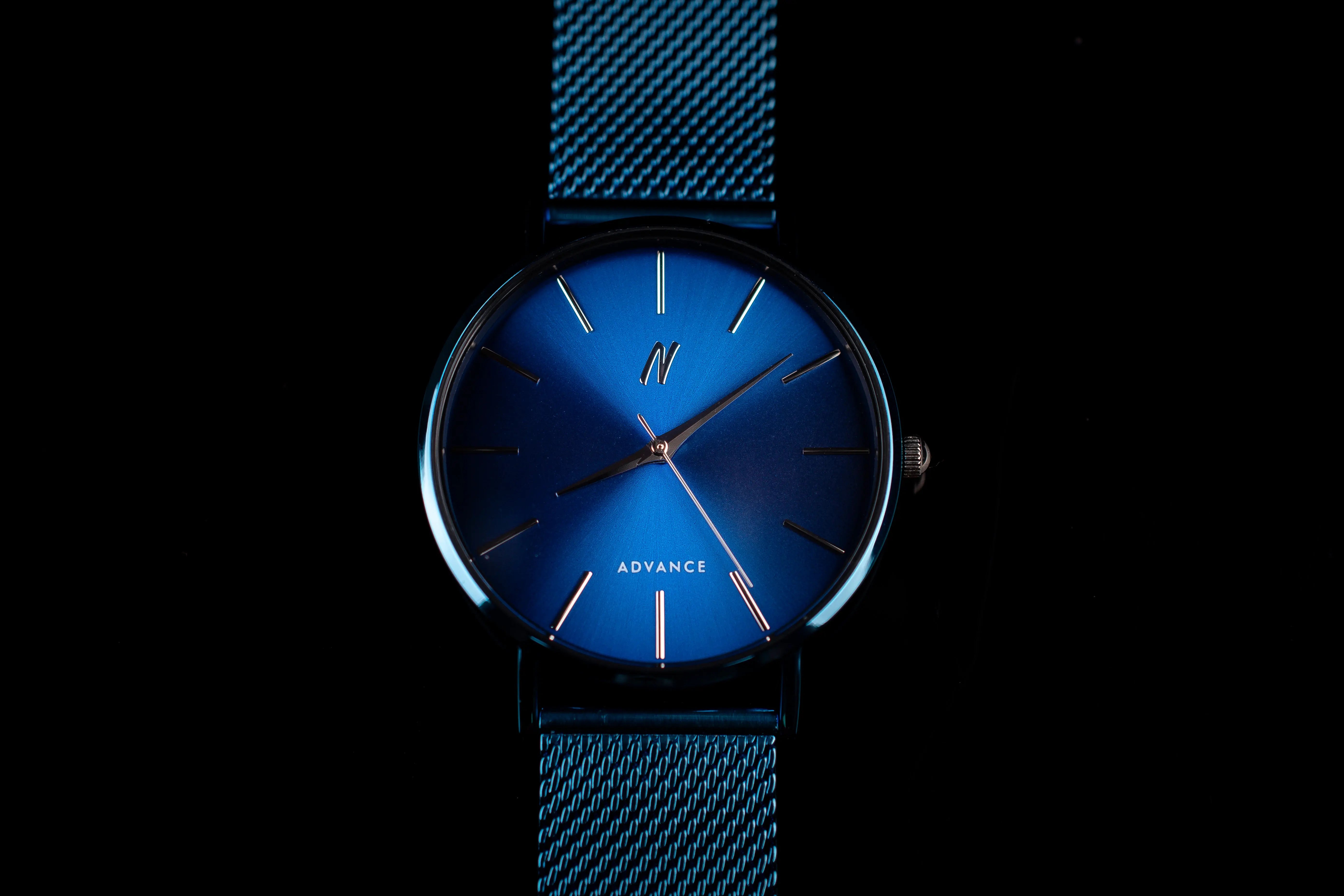 Advance Drip 36MM Unisex Watch In Blue 