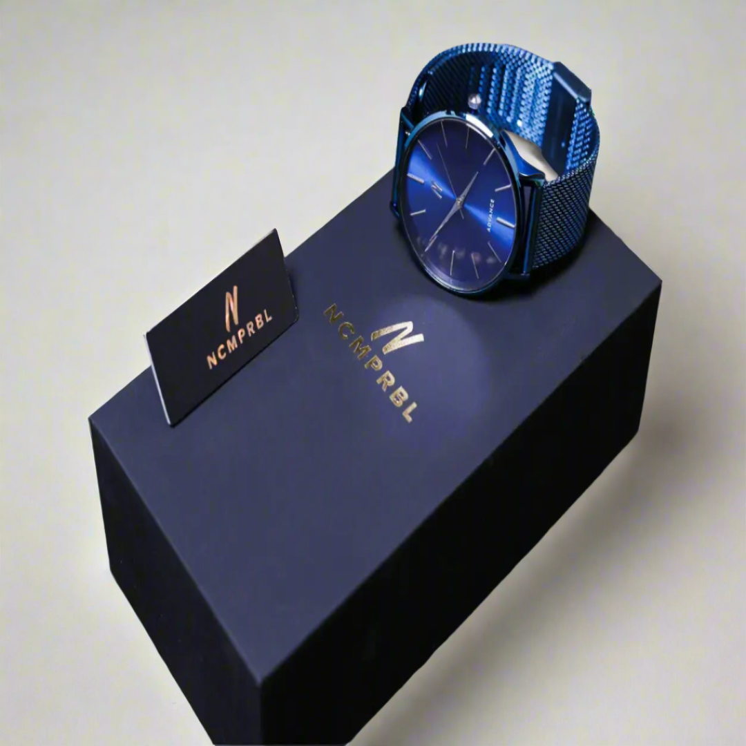 Advance Drip 36MM Unisex Watch In Blue 