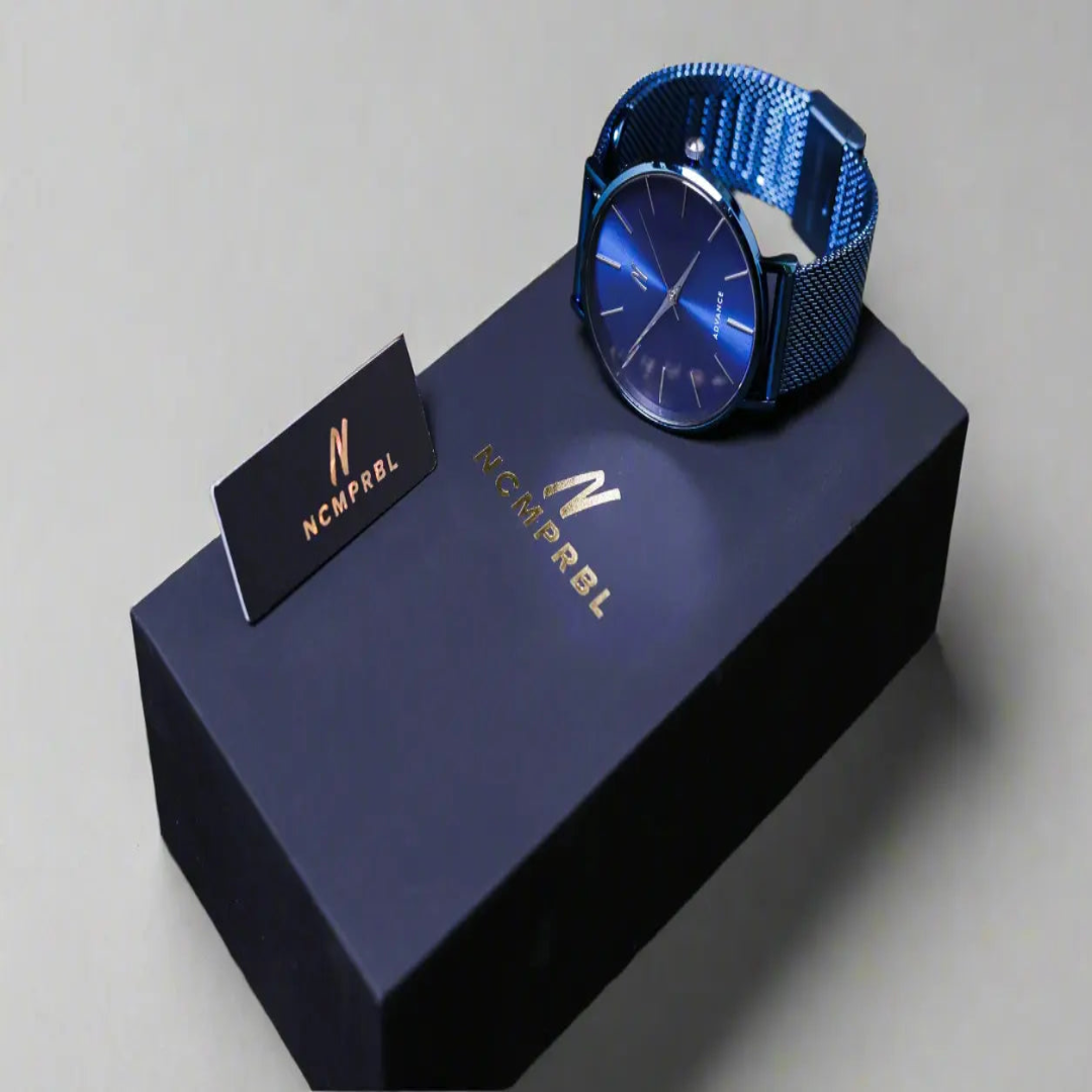 Advance Drip 36MM Unisex Watch In Blue 