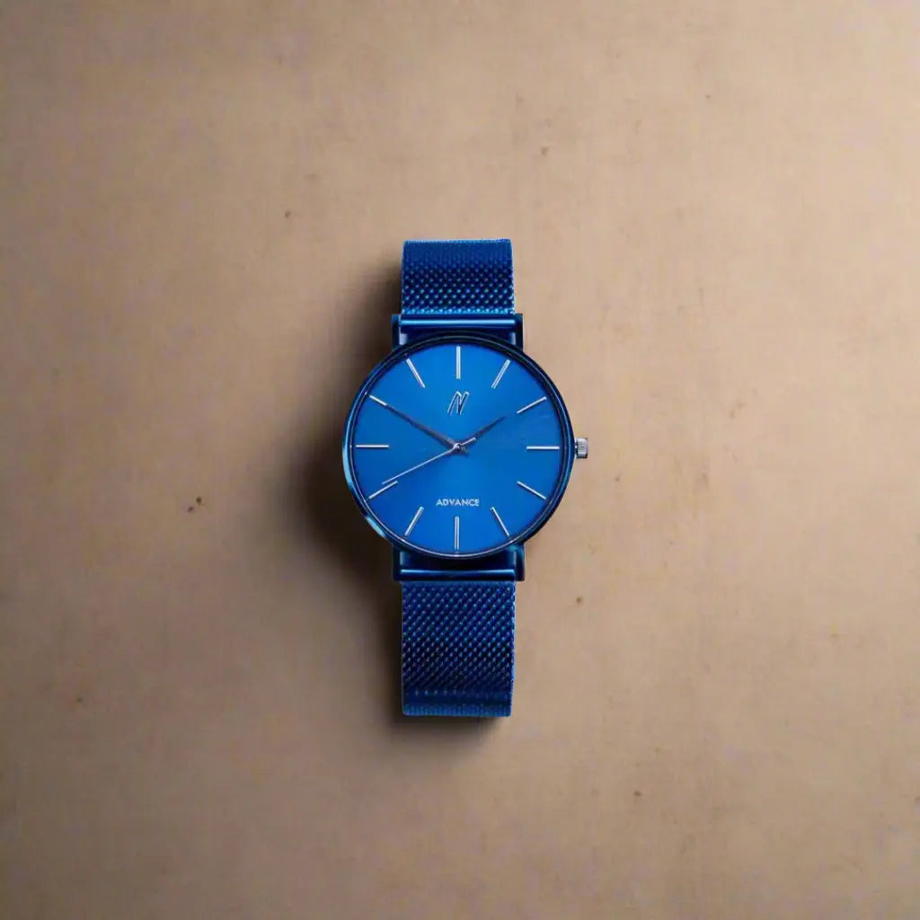 Advance Drip 36MM Unisex Watch In Blue 