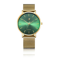 Thumbnail for Advance Envy 40MM Unisex Watch In Yellow Gold/Green 