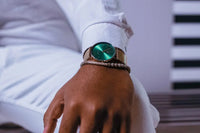 Thumbnail for Advance Envy 40MM Unisex Watch In Yellow Gold/Green 