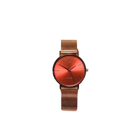 Thumbnail for Advance XO 36MM Unisex Watch In Rose Gold/Red 