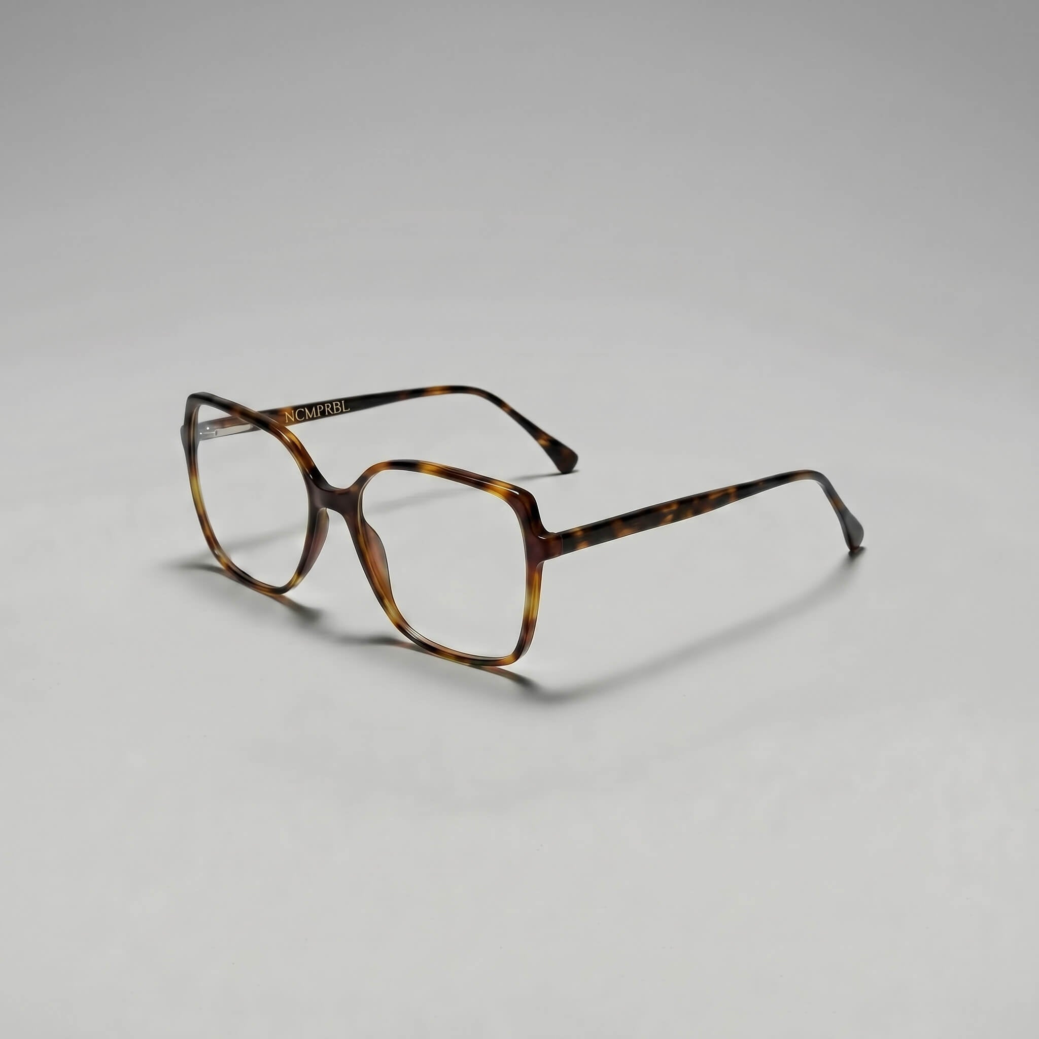 Aura 02 Poise 53MM Soft Square Eyeglasses - Tortoise