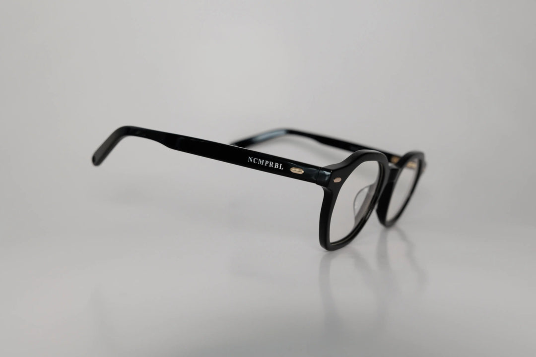 Clarity Focused Large Frame Eyeglasses In Black NCMPRBL