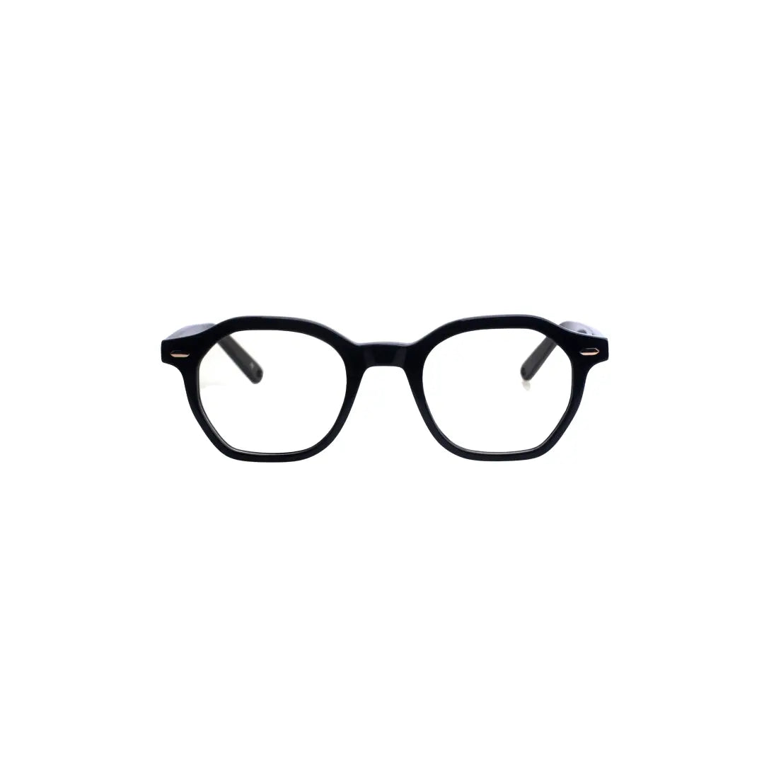 Clarity Focused Large Frame Eyeglasses In Black - NCMPRBL