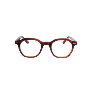 Clarity Oakwood Large Frame Eyeglasses In Orange Sandalwood