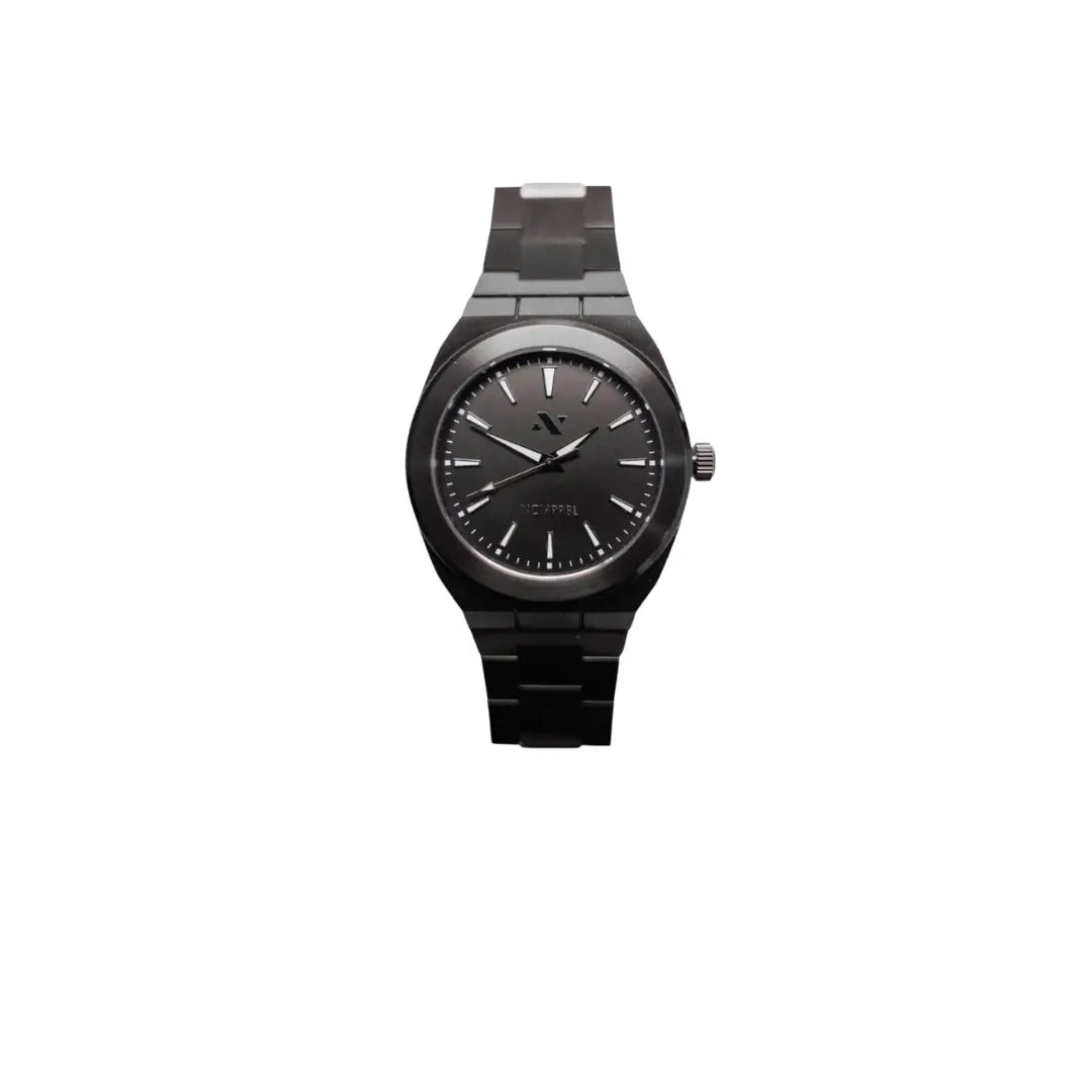 Elevate Link Phantom 42MM Mens Watch In Black/Silver 