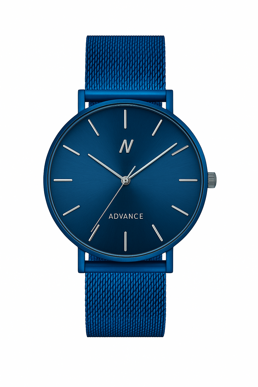 Advance Drip 36MM Unisex Watch In Midnight Blue - NCMPRBL