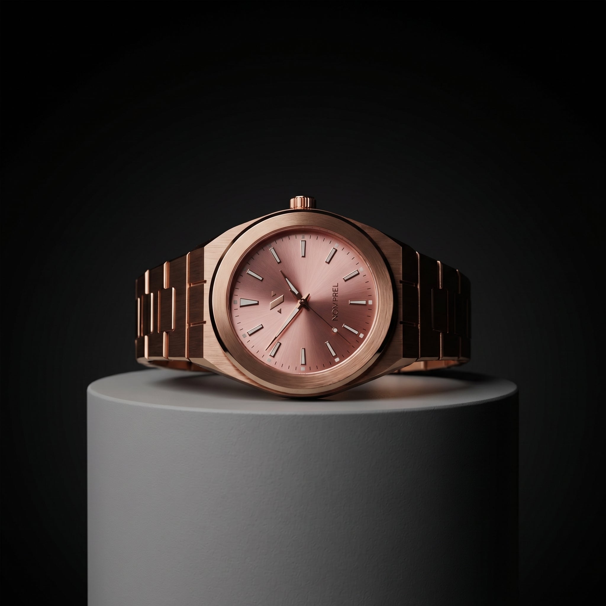 Elevate Link Rosé Swiss Movement Watch, 42MM