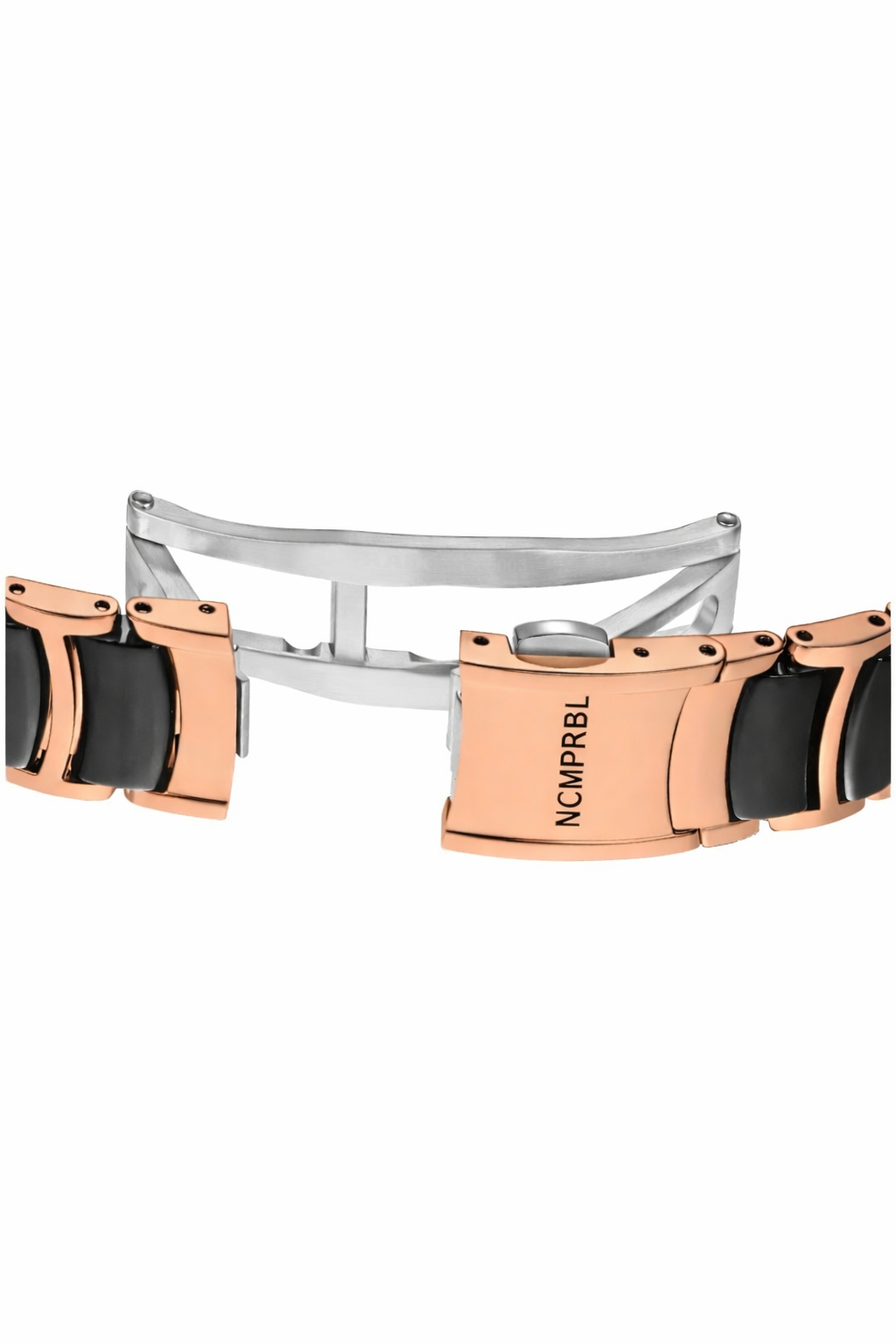 Petite Link Miracle Quartz Movement Ceramic Bracelet Watch, 34MM - NCMPRBL