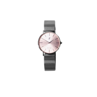 Thumbnail for Advance Blush 36MM Womens Mesh Watch In Silver/Pink - NCMPRBL