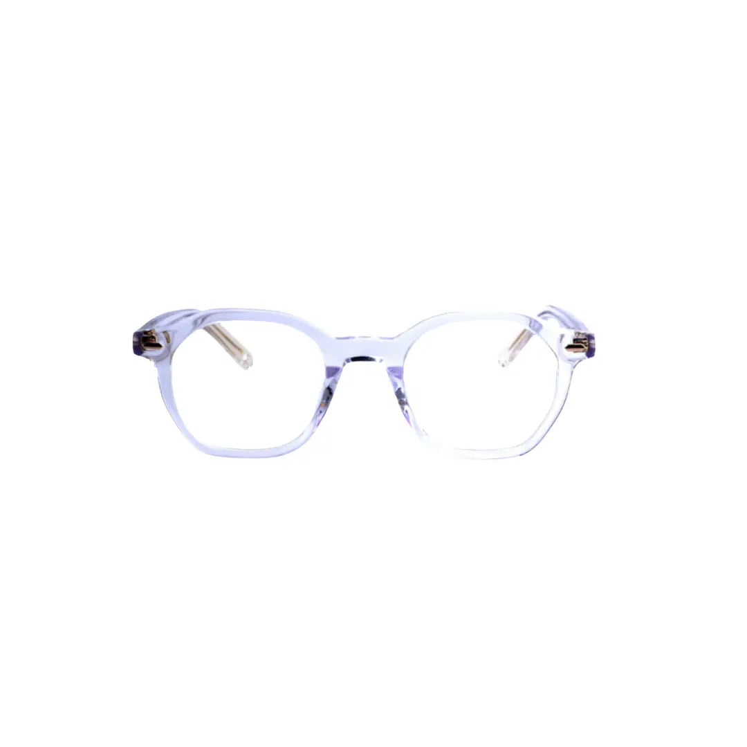 Clarity Clearview Large Frame Eyeglasses In Clear/Yellow Gold - NCMPRBL