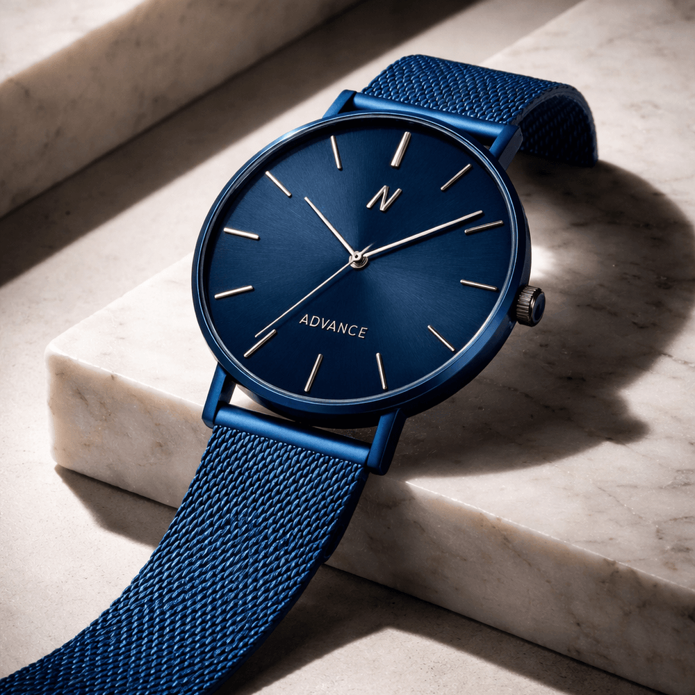 Advance Midnight Blue Quartz, 36MM