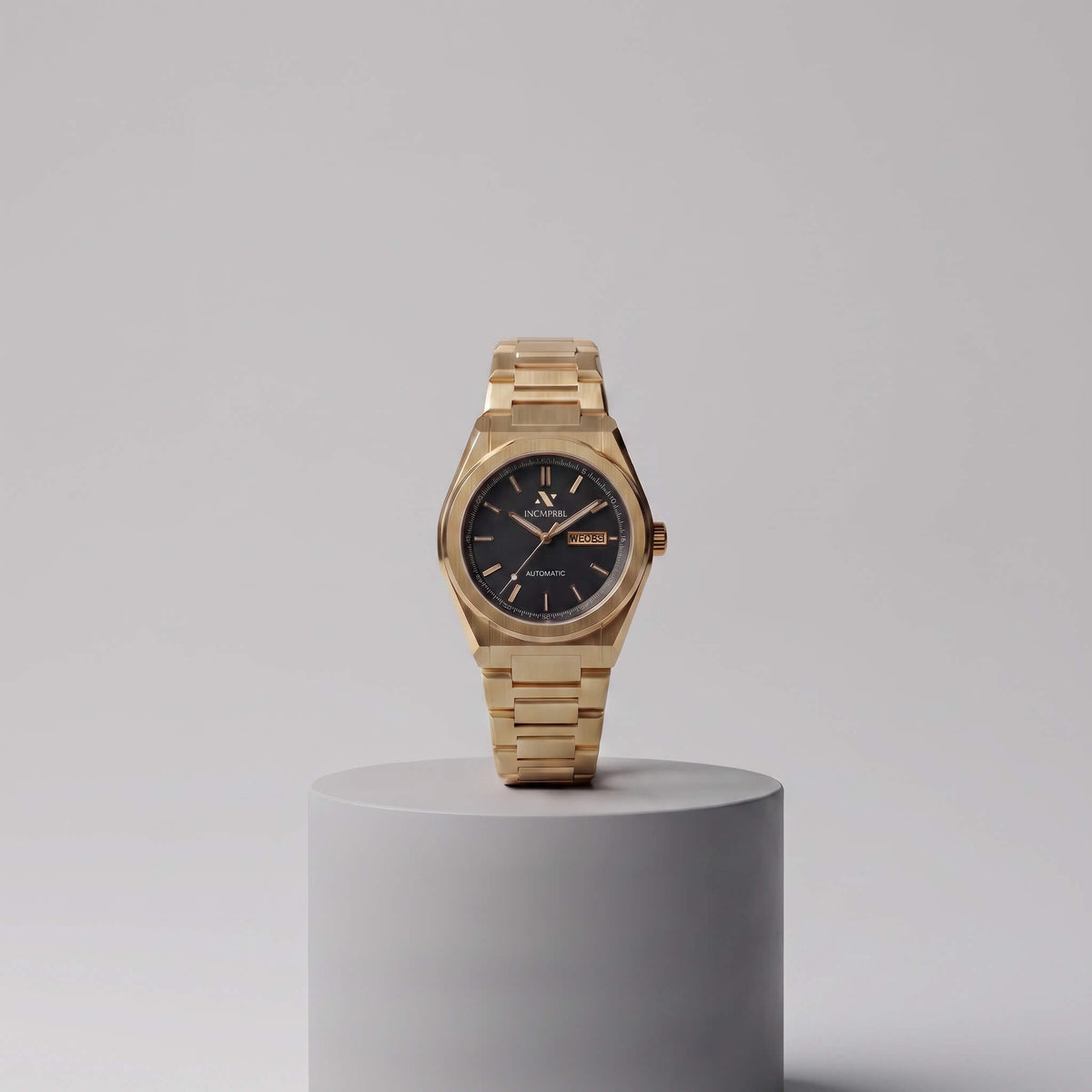 NCMPRBL Ascend Sphinx 03 Automatic 42MM Gold Watch with Black Dial