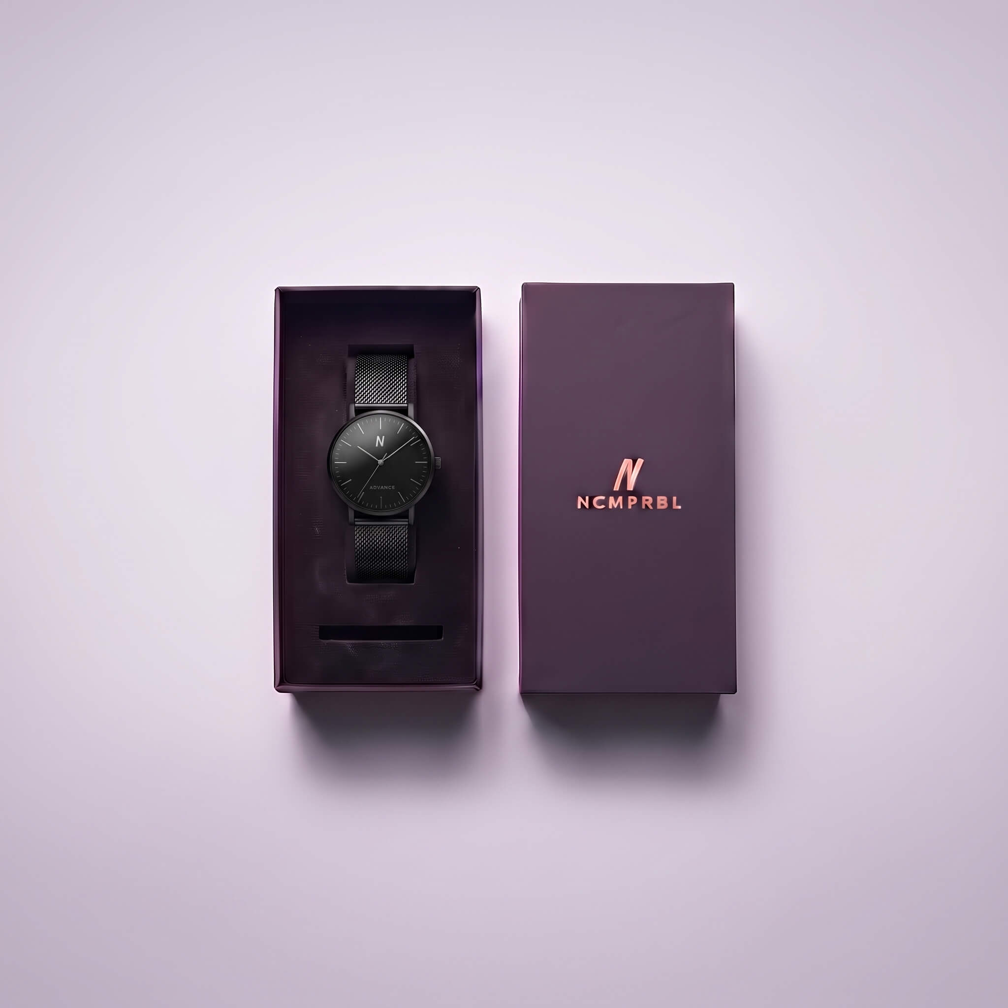 Advance Black Sands Quartz Watch, 40MM