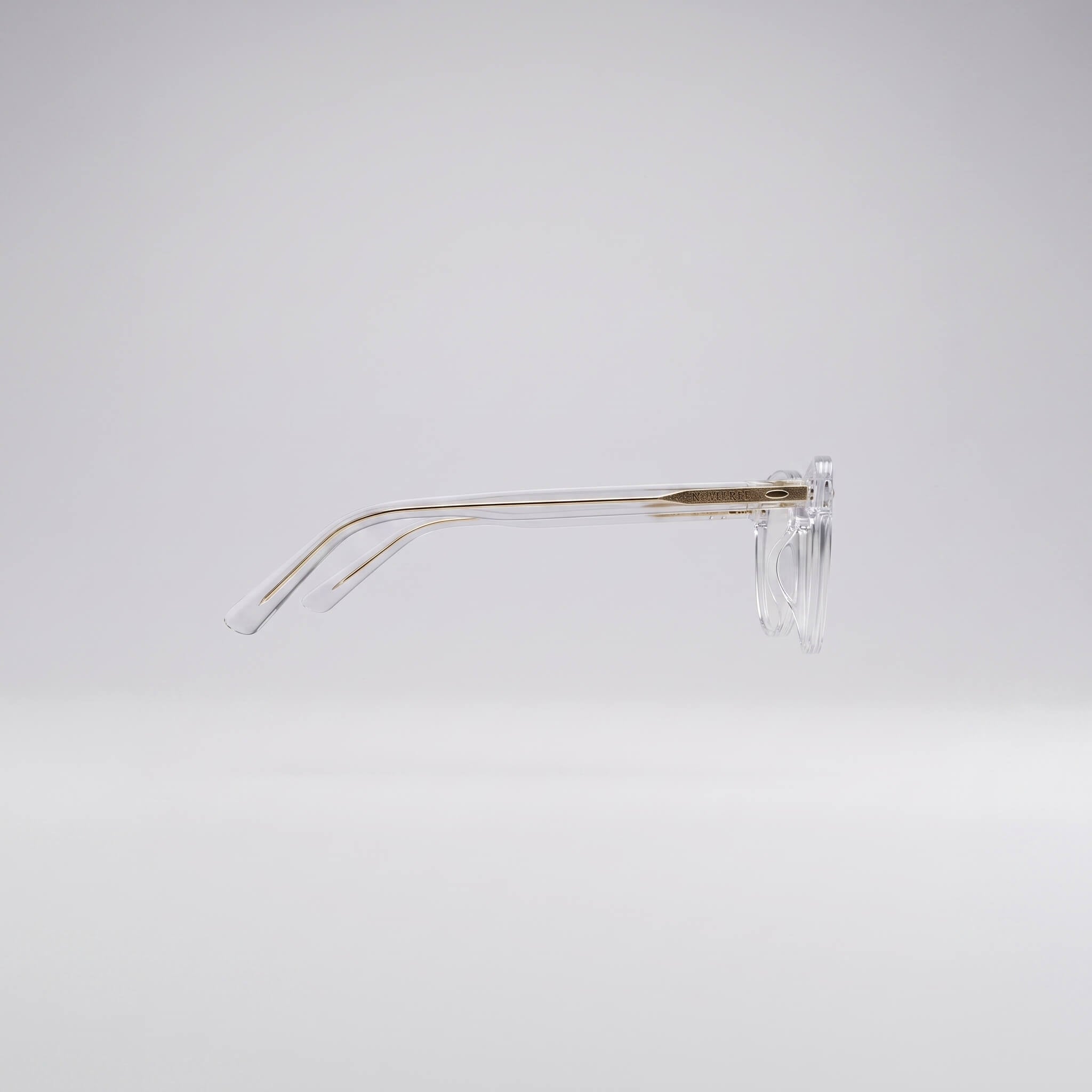 Clearview 46mm Geometric Eyeglasses - Clear