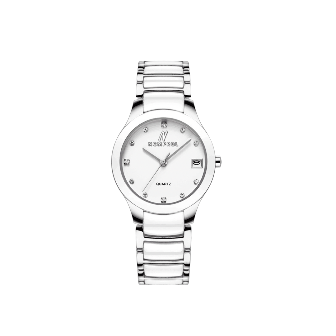 Petite Link Reign 34MM in White/Silver