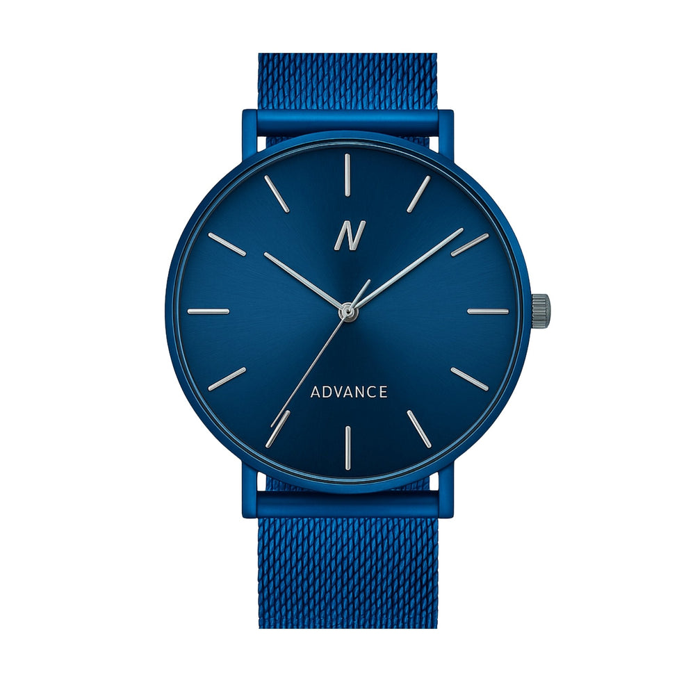 Advance Midnight Blue Quartz Movement Watch, 36MM